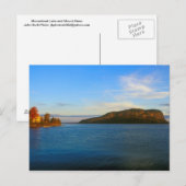 Moosehead Lake en Mount Kineo Briefkaart (Voorkant / Achterkant)