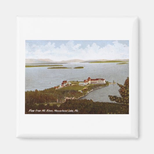 Moosehead Lake, Maine 1906  Magneet (Voorkant)