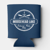Moosehead Lake Maine ankerplaats aangepaste stad Blikjeskoeler (Achterkant)