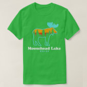 Moosehead Lake Maine - Moose Moosehead Lake T-shirt (Design voorkant)