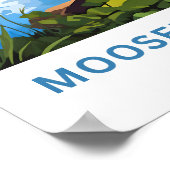 Moosehead Lake Maine Reisprint Poster (Hoek)