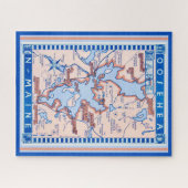 Moosehead Lake ME 16x20 Legpuzzel (Horizontaal)