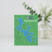 Moosehead Lake,Piscataquis County map (Staand voorkant)