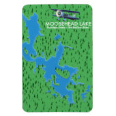 Moosehead Lake,Piscataquis County map Magnet Magneet (Verticaal)
