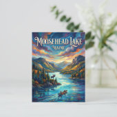 Mooseheadmeer VS Briefkaart (Staand voorkant)