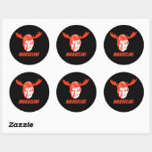 Mooselini T-shirts en geschenken Ronde Sticker (Vel)