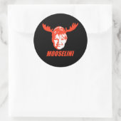 Mooselini T-shirts en geschenken Ronde Sticker (Tas)