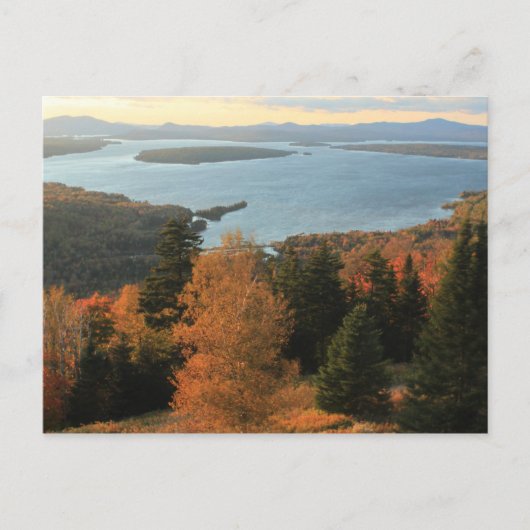 Mooselookmeguntic Lake in het najaar Briefkaart (Voorkant)