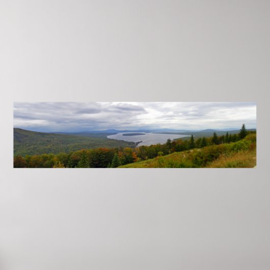 Mooselookmeguntic Lake Panorama, Maine Poster (Voorkant)