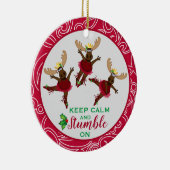 Mooserina, de kerstkalm van de luiers keramisch ornament (Rechts)