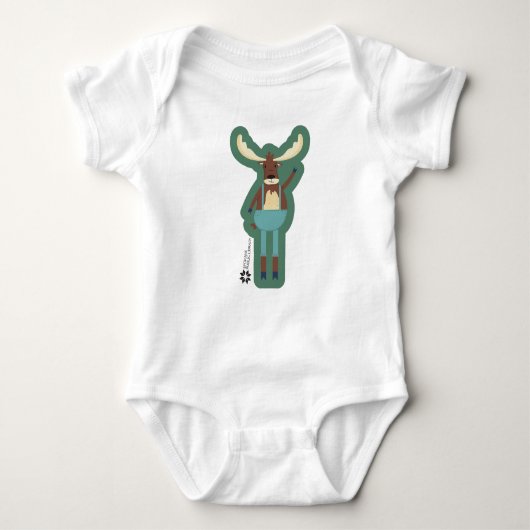 Moose's Market Spokane Library Baby Bodysuit (Voorkant)