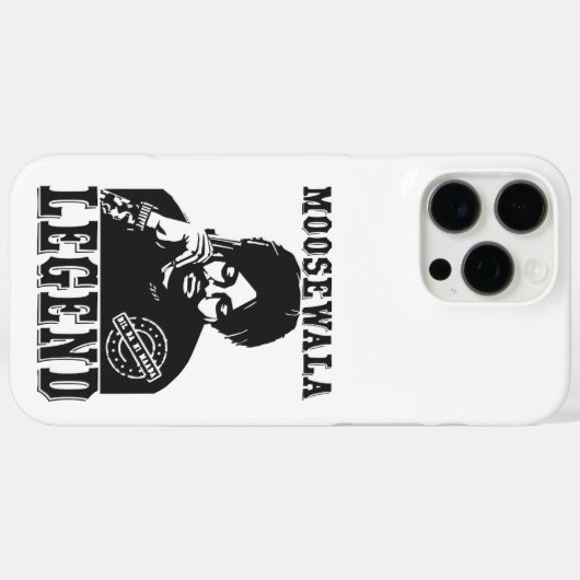 Moosewala Punjabi Telefoonhoes Case-Mate iPhone Case (Achterkant (horizontaal))