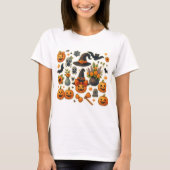 Moosey Halloween T-Shirt – Grappig Herfst Moose Ko (Voorkant)