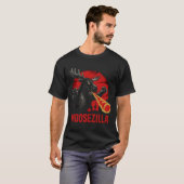 Moosezilla Moose Godzilla T-shirt (Voorkant volledig)