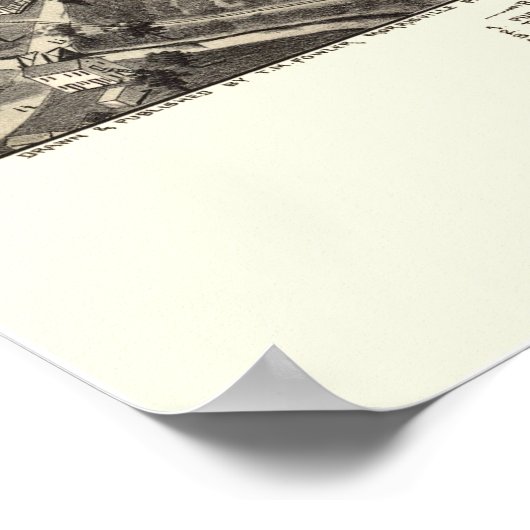 Moosic, PA Panorama - 1892 Poster (Hoek)