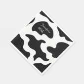 Moosicians Koe Funny Birthday Party Servet (Hoek)