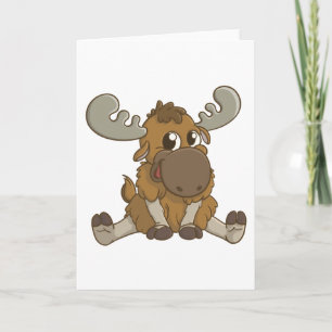 Moosie Greeting Card Kaart