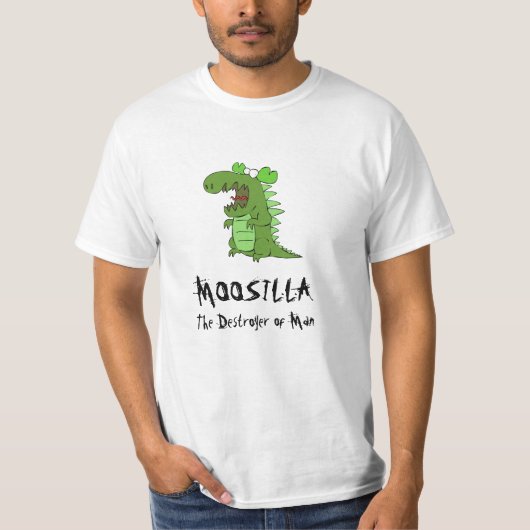 MOOSILLA De oestroyer van het Man T-shirt (Voorkant)