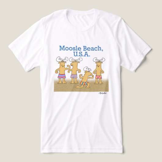 Moosle Beach, VS Tri-Blend Shirt (Design voorkant)