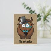 Moostache Briefkaart (Staand voorkant)