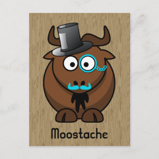 Moostache Briefkaart