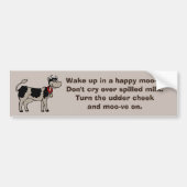 Moove On Bumpersticker (Voorkant)