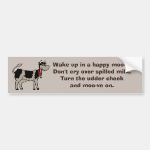 Moove On Bumpersticker