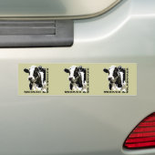 Moover Dairy Cow Bumpersticker (Op auto)