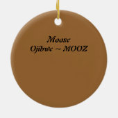 MOOZ ~ Moose Ornament (Achterkant)