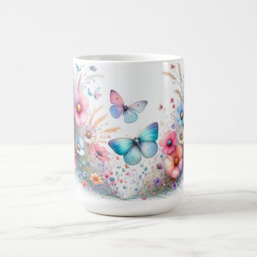 Mooze vlinder thema koffiemok (Center)