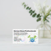 Mop Broom | thuisservice | Zeepbellen Visitekaartje (Staand voorkant)