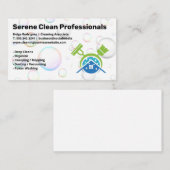 Mop Broom | thuisservice | Zeepbellen Visitekaartje (Voorkant / Achterkant)