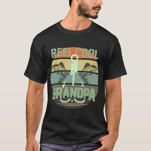 Mop Coole Opa Grappige Visserij Grappen T-shirt (Voorkant)