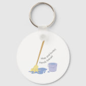 Mop en Bucket Sleutelhanger (Voorkant)