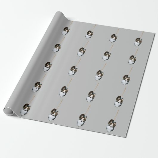 Mop Hond Cadeaupapier (Uitgerold)