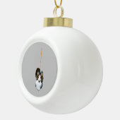 Mop Hond Keramische Bal Ornament (Rechts)
