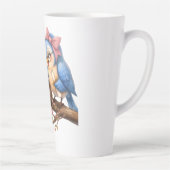 Mop Latte Mok met Cute Afstudeervogel (Rechts)