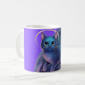 Mop met Cute Cat-thee Koffiemok (Voorkant links)