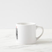 Mop met cute dier voor espresso kop (Rechts)