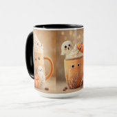 Mop met Cute Ghost Pumpkin Latte Mok (Voorkant links)