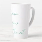 Mop met cute kat nr.4 latte mok (Rechterhoek)