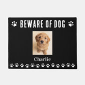 Mop met foto van een schattige hond deurmat (Voorkant)