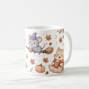 Mop met Halloween-tovenaar Dieren Koffiemok