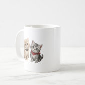 Mop met kattenliefhebber koffiemok (Voorkant links)