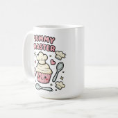 Mop met Kawaii Cupcake Chef Design Koffiemok (Voorkant links)