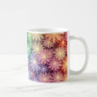 Mop met op maat gemaakte bloemendesign koffiemok