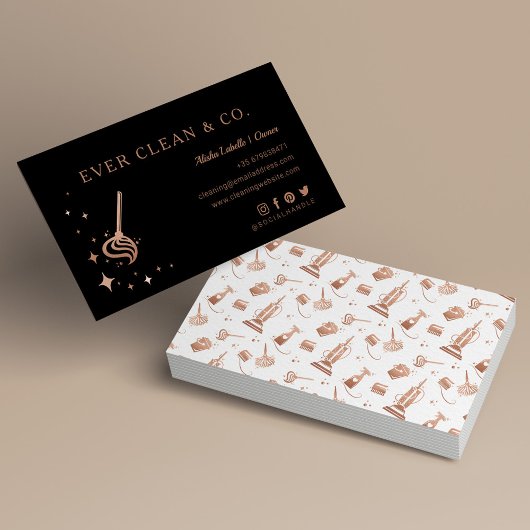 Mop Professional Maid & House Cleaning Visitekaartje