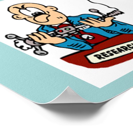 Mop van het onderzoeksproject poster (Hoek)