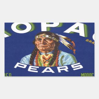 Mopac Pears Fruit Crate Label