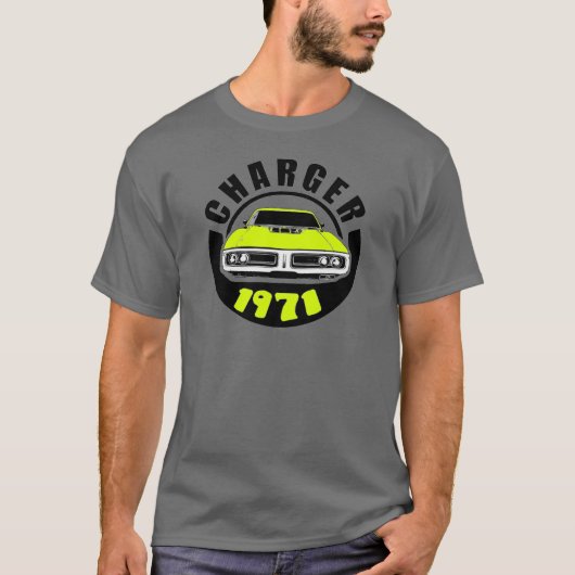 Mopar - 1971 Dodge Charger Musclecar T-shirt (Voorkant)